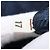 Borsa Tote a Tracolla con Catena PRADA Camoscio Navy Gold Auth 207632V D'oro Blu navy - vista 12