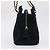 Borsa Tote a Tracolla con Catena PRADA Camoscio Navy Gold Auth 207632V D'oro Blu navy - vista 4