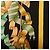 Hermès Pañuelo HERMES Carre 90 Seda Negro Amarillo Auth ki6865M - vista 12