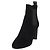 LOUIS VUITTON Bottines en daim 40 Noir LV Auth 204942M - vue 20