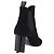 LOUIS VUITTON Bottines en daim 40 Noir LV Auth 204942M - vue 21