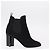 LOUIS VUITTON Bottines en daim 40 Noir LV Auth 204942M - vue 4