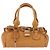 Chloé Bolsa de mão Chloe Paddington em couro marrom ouro prata Auth am12746V Dourado - vista 13