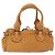 Chloé Bolsa de mão Chloe Paddington em couro marrom ouro prata Auth am12746V Dourado - vista 2