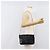 Céline Bolsa de Ombro com Corrente CELINE Couro Preto Ouro Auth 205176 Dourado - vista 26