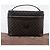Céline CELINE Macadam Vanity Cosmetic Pouch PVC Black Gold Tone Auth LN055V Negro - vista 12