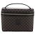 Céline CELINE Macadam Vanity Cosmetic Pouch PVC Black Gold Tone Auth LN055V Negro - vista 13