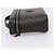 Céline CELINE Macadam Vanity Cosmetic Pouch PVC Black Gold Tone Auth LN055V Negro - vista 3