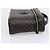 Céline CELINE Macadam Vanity Cosmetic Pouch PVC Black Gold Tone Auth LN055V Negro - vista 4