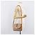 16 Céline Borsa a tracolla CELINE Macadam Canvas PVC Beige Gold Auth 206728 D'oro - vista 27