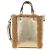 Jimmy Choo Tote Bag Leder Fell 2way Gold Auth 206610V Golden - Ansicht 2