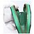 Céline Portamonete CELINE in pelle Verde Marrone Auth BA16114V - vista 11