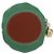 Céline Portamonete CELINE in pelle Verde Marrone Auth BA16114V - vista 2