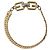 GIVENCHY Bracelet Metal Gold Tone Auth ka6505 - vue 2