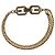 GIVENCHY Bracelet Metal Gold Tone Auth ka6505 - vue 3