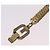 GIVENCHY Bracelet Metal Gold Tone Auth ka6505 - vue 9