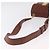 Borsa a tracolla Miu Miu Matelassé in pelle marrone tono oro Auth ka6427M - vista 7