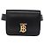 Borsa a tracolla BURBERRY in pelle nera e oro Auth ka6426V Nero - vista 13