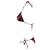 Missoni, Bikini a righe multicolore rosa e marrone - vista 2