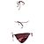 Missoni, Bikini a righe multicolore rosa e marrone - vista 3