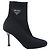 Prada Triangle Logo Leder x Stoff SOCK BOOTS in Schwarz, Größe EU 38