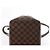 Borsa a tracolla Louis Vuitton Hampstead MM Damier Ebene in marrone Rosso - vista 10