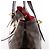 Borsa a tracolla Louis Vuitton Hampstead MM Damier Ebene in marrone Rosso - vista 5