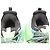 Baskets Balenciaga Track Panel Style en mesh et nylon Vert x Noir, Taille 36 EU - vue 10