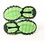 Baskets Balenciaga Track Panel Style en mesh et nylon Vert x Noir, Taille 36 EU - vue 11
