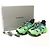 Baskets Balenciaga Track Panel Style en mesh et nylon Vert x Noir, Taille 36 EU - vue 15
