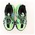 Baskets Balenciaga Track Panel Style en mesh et nylon Vert x Noir, Taille 36 EU - vue 5