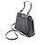 Borsa a mano 2Way Fendi Peekaboo Mini in pelle Nero 8BN227 Marrone - vista 4
