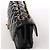 Borsa a tracolla con catena Chanel Double Face Matelasse in pelle verniciata nera Nero - vista 4