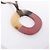 Collana Hermès Isthme in corno di bufalo Brown x Pink Marrone - vista 2
