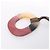 Collana Hermès Isthme in corno di bufalo Brown x Pink Marrone - vista 3
