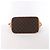 Bolsa de ombro Louis Vuitton Amfar 3 Monogram em marrom Vermelho - vista 7
