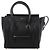 Céline Bolso de mano Celine Luggage Micro de piel en negro