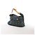 Borsa a tracolla Louis Vuitton Daily GM Denim in blu - vista 2