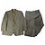 Vintage Givenchy Herren-Wollanzug-Set kariert Ende der 1980er M Grau