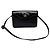 Vintage Givenchy 4G Logo Schultertasche mit Klappe Ende der 1970er Jahre Schwarz