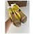 Décolleté platform peep-toe in vernice Gucci Vintage c. fine anni 2000 Giallo EU36.5 - vista 3