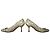 Vintage Gucci GG Monogram Canvas Chain Pumps Anfang 2000er Cream EU36 Beige