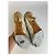 Vintage Gucci GG Monogram Canvas Chain Pumps Anfang 2000er Cream EU36 Beige - Ansicht 3