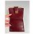 Vintage Givenchy 4G Logo Structured Clutch Wallet c. Late 1970s Burgundy Dark red - view 4