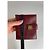 Vintage Givenchy 4G Logo Structured Clutch Wallet c. Late 1970s Burgundy Dark red - view 9