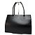 Courreges Sac cabas structuré Vintage Courrèges AC Logo Noir Argent