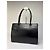 Courreges Sac cabas structuré Vintage Courrèges AC Logo Noir Argent - vue 2