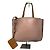 Vintage Chloé Leder Tote Dusty Pink Gold Metallisch