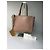 Vintage Chloé Leder Tote Dusty Pink Gold Metallisch - Ansicht 14