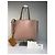 Vintage Chloé Leder Tote Dusty Pink Gold Metallisch - Ansicht 7